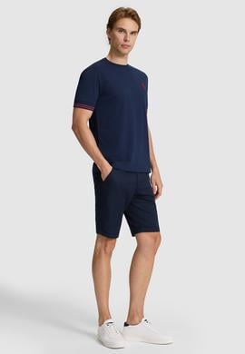 Erkek Lacivert Regular Fit Bisiklet Yaka Tişört - 50327011007