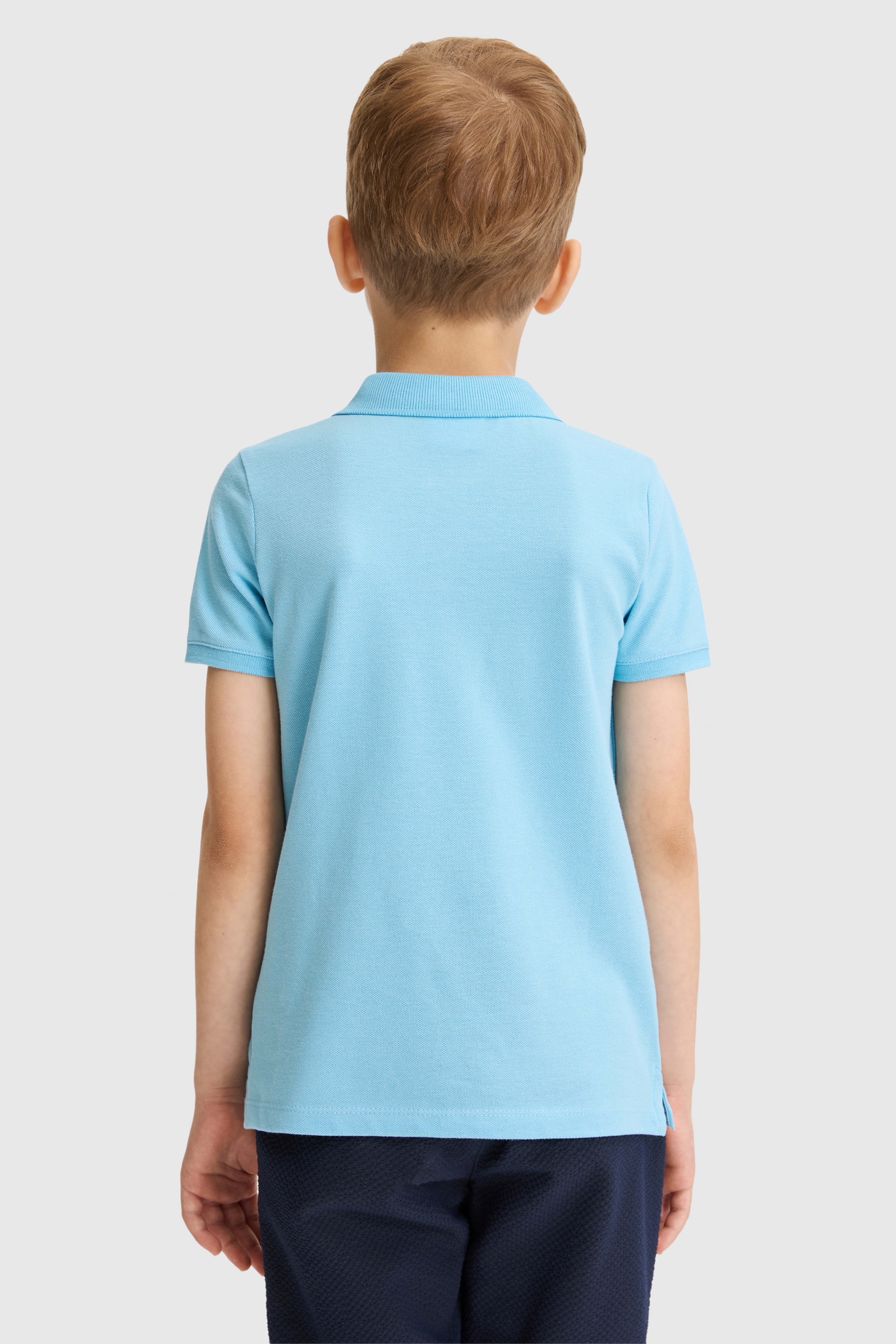 Erkek Çocuk Aqua Polo Yaka Basic Tişört
