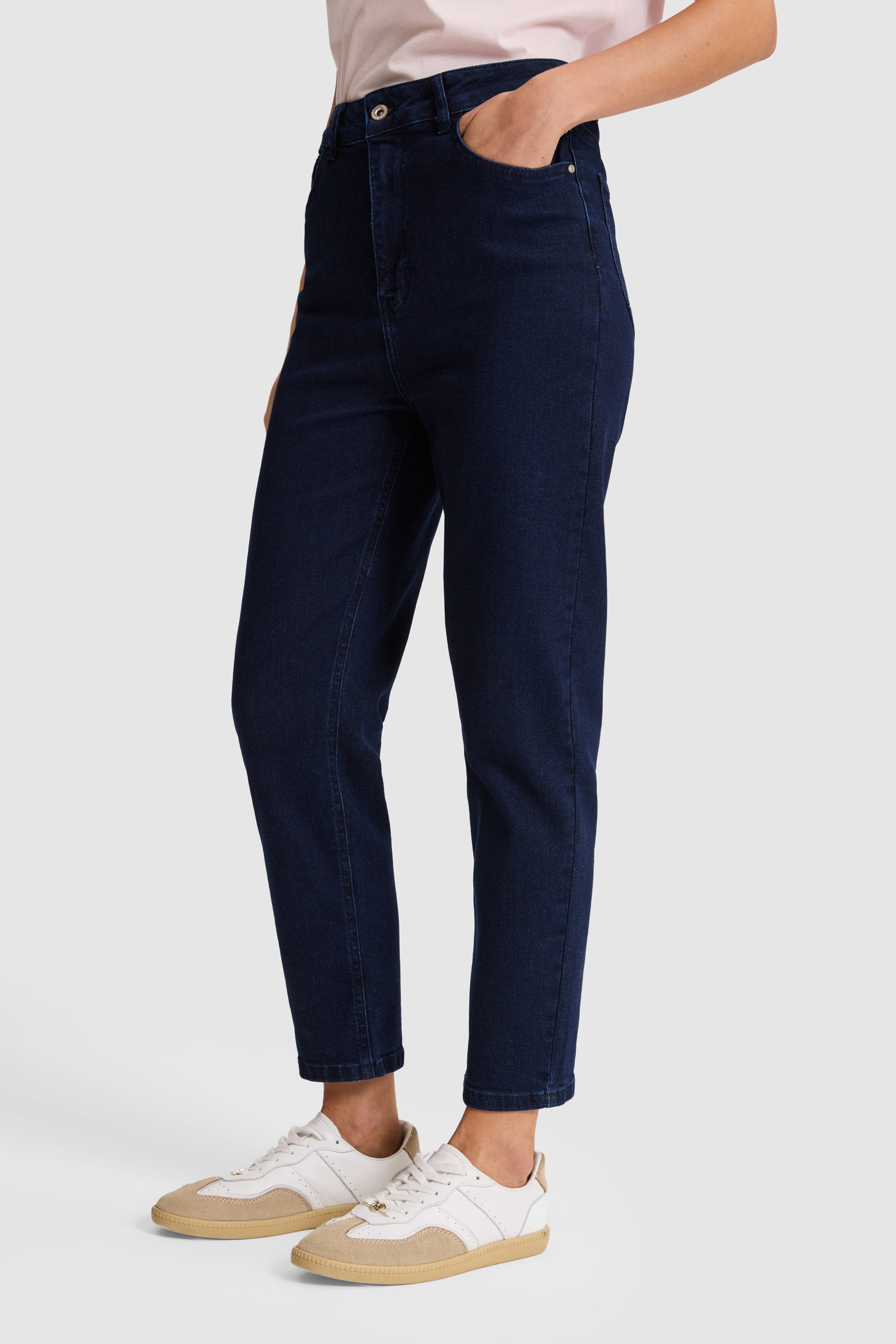 Kadın Eflatun Jean Pantolon - Image 4