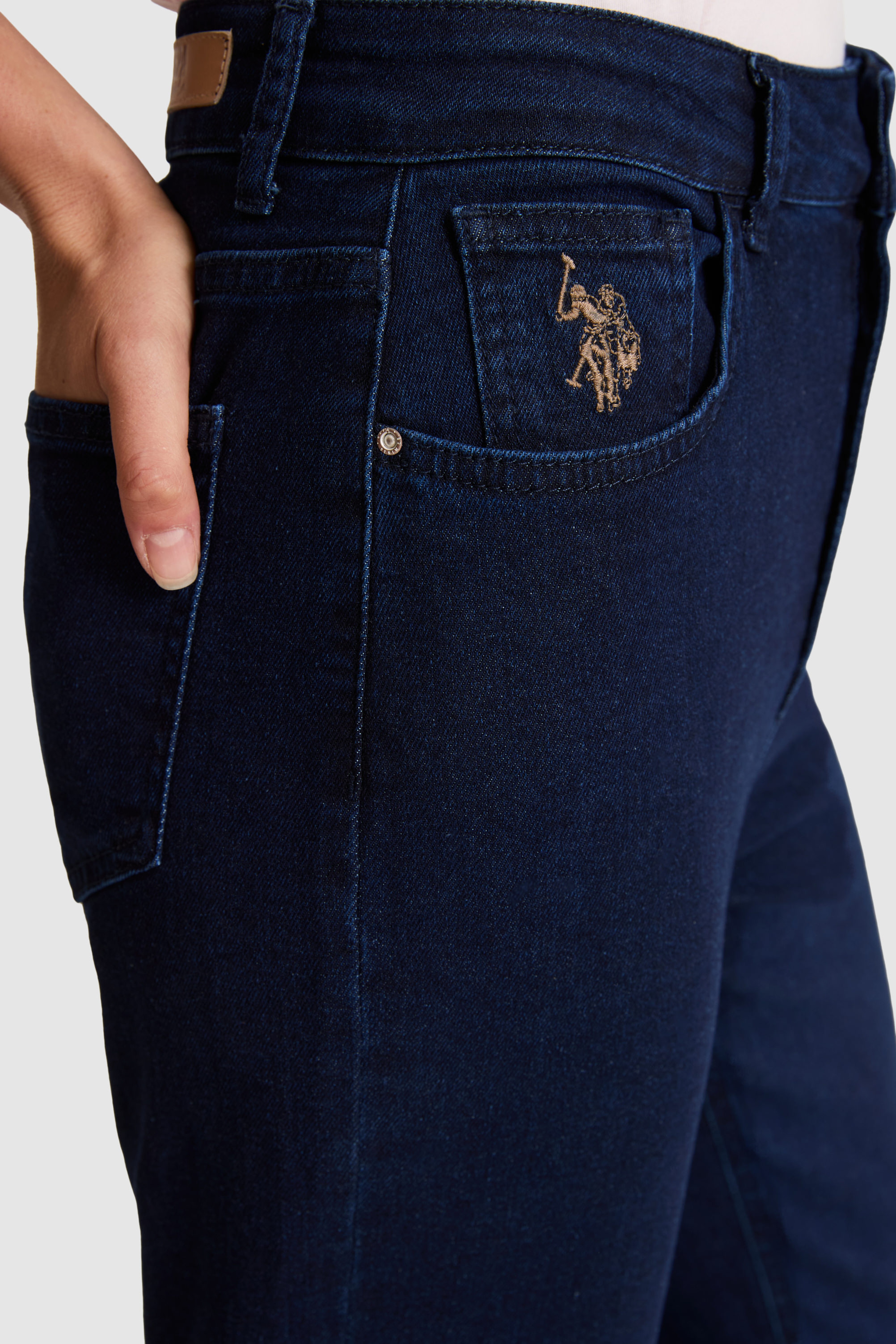 Kadın Eflatun Jean Pantolon - Image 6