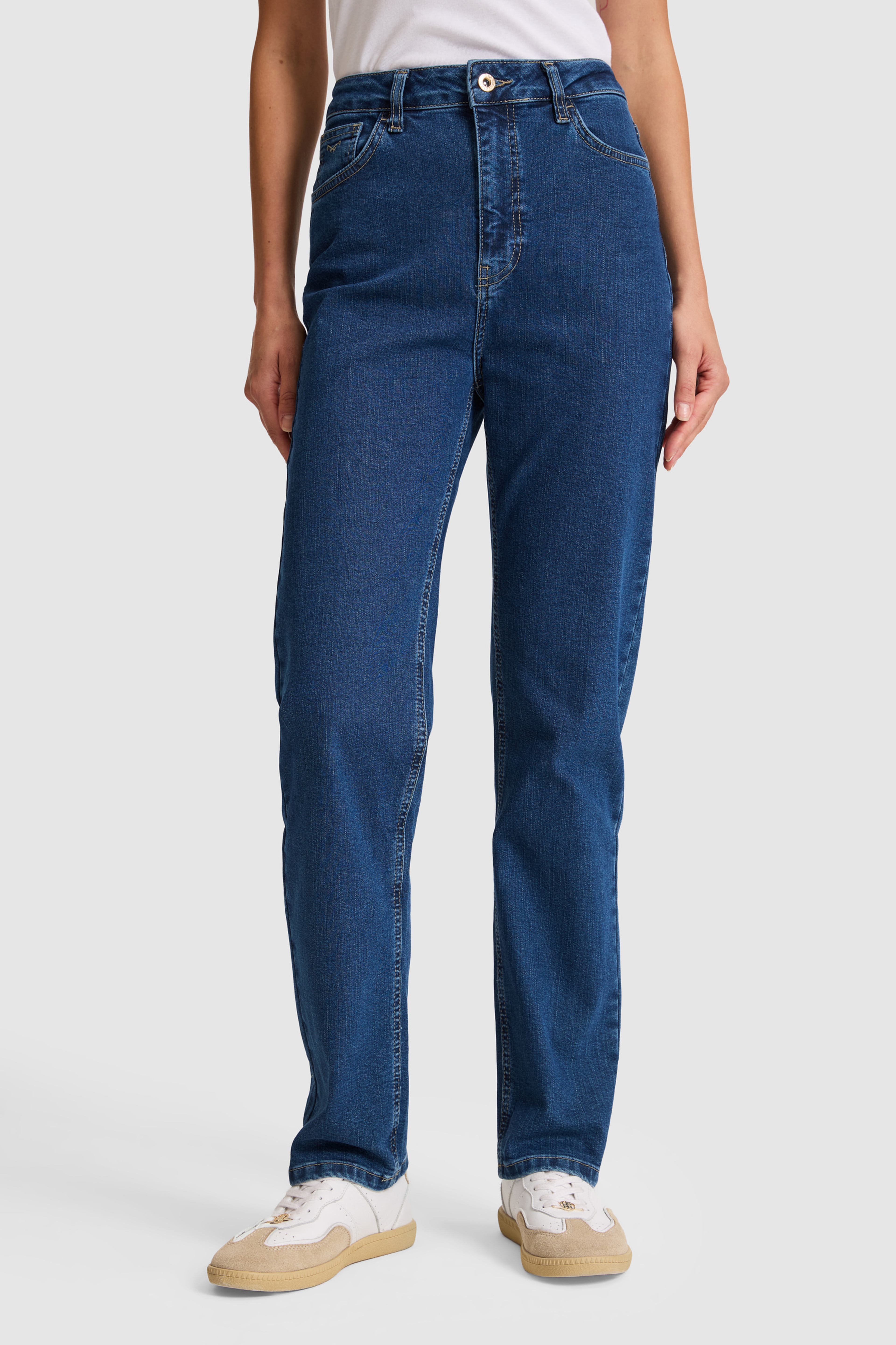 Kadın Eflatun Jean Pantolon - Image 2