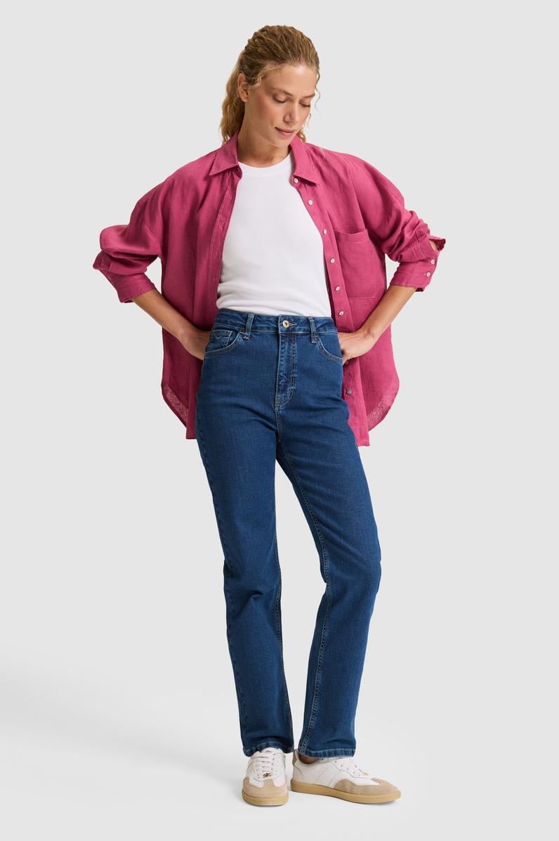 Kadın Eflatun Jean Pantolon