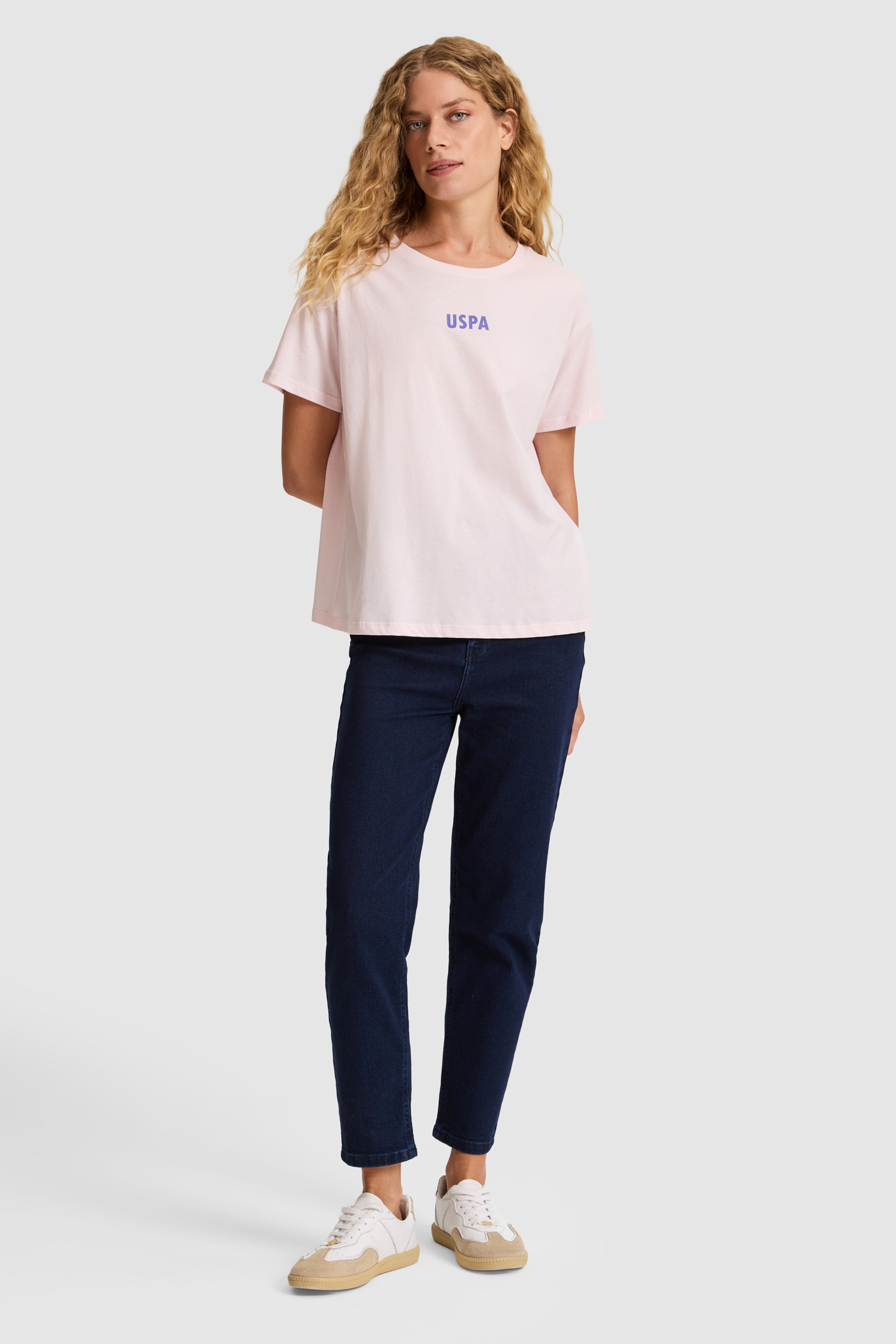 Kadın Açık Pembe Tişört - Image 4