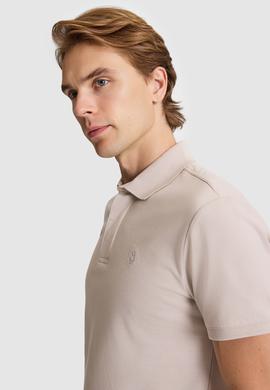 Erkek Taş Slim Fit Polo Yaka Basic Tişört - 50327003067
