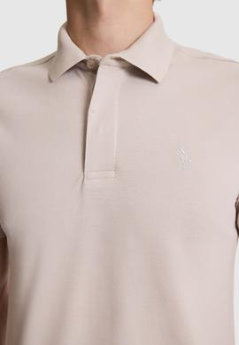 Erkek Taş Slim Fit Polo Yaka Basic Tişört - 50327003067