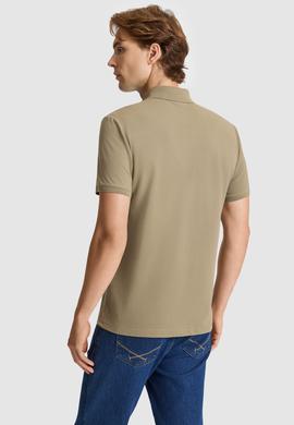 Erkek Haki Slim Fit Polo Yaka Basic Tişört - 50327003042
