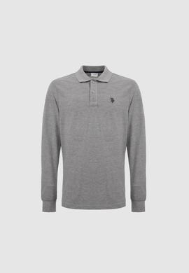 Erkek Gri Melanj Basic Sweatshirt - 50289051018