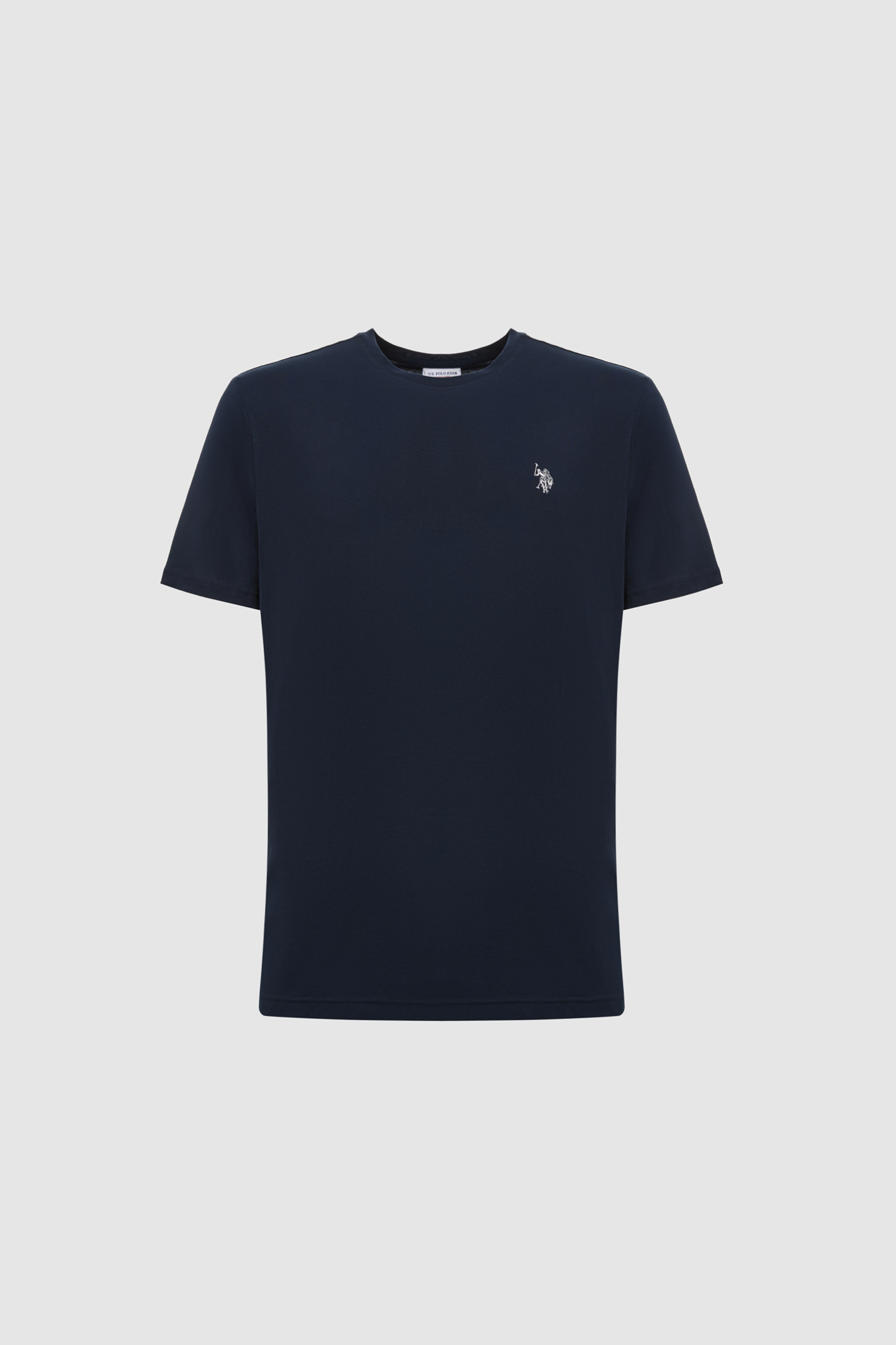 Erkek Lacivert Regular Fit Bisiklet YakaTişört - 50322518032