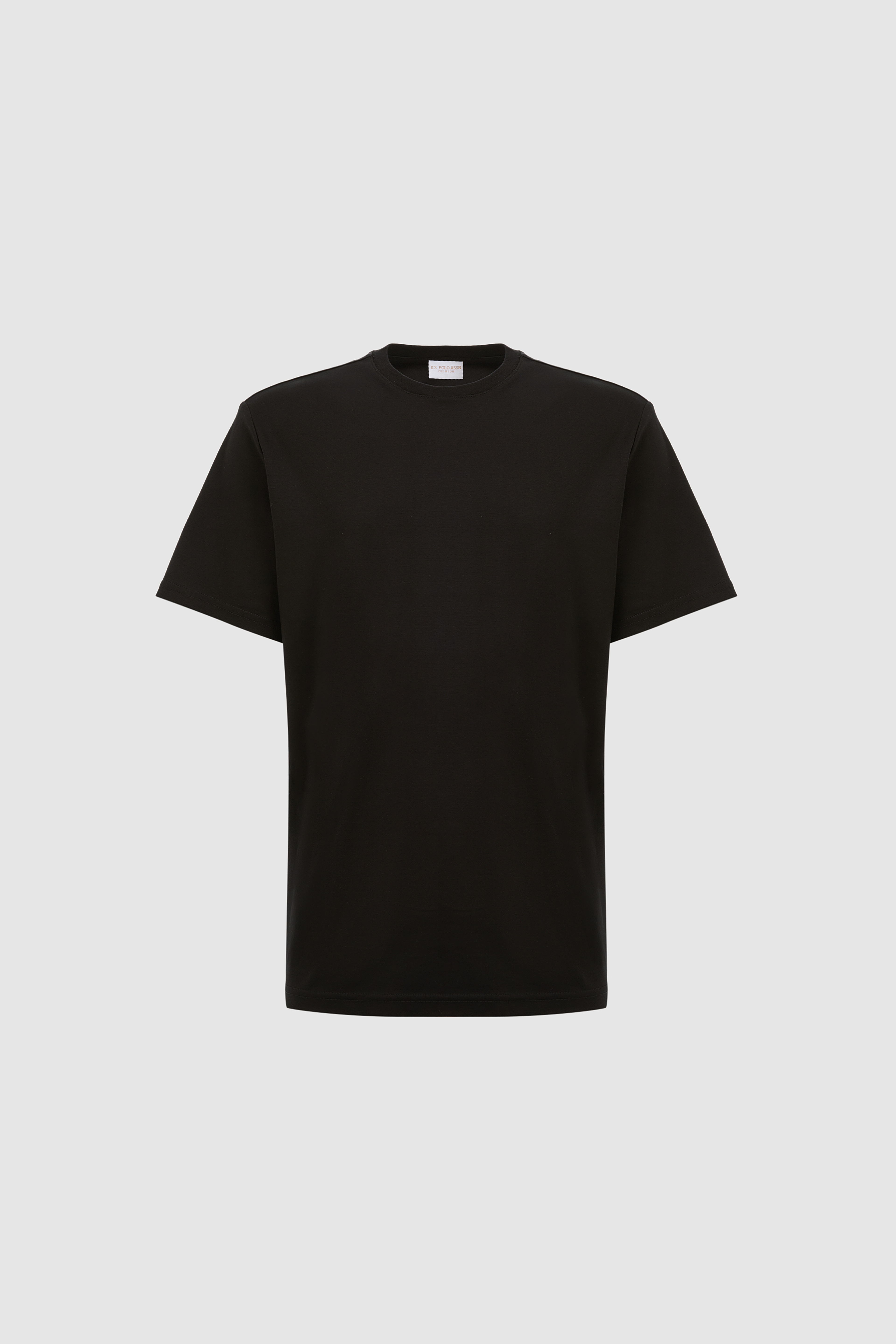 Erkek Siyah Regular Fit Bisiklet Yaka Basic Tişört - Image 7