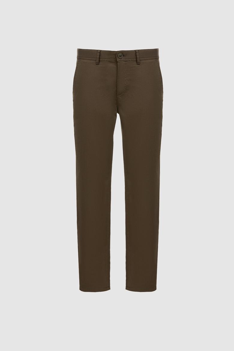 Erkek Koyu Haki Kanvas / Chino Pantolon - 50322310535
