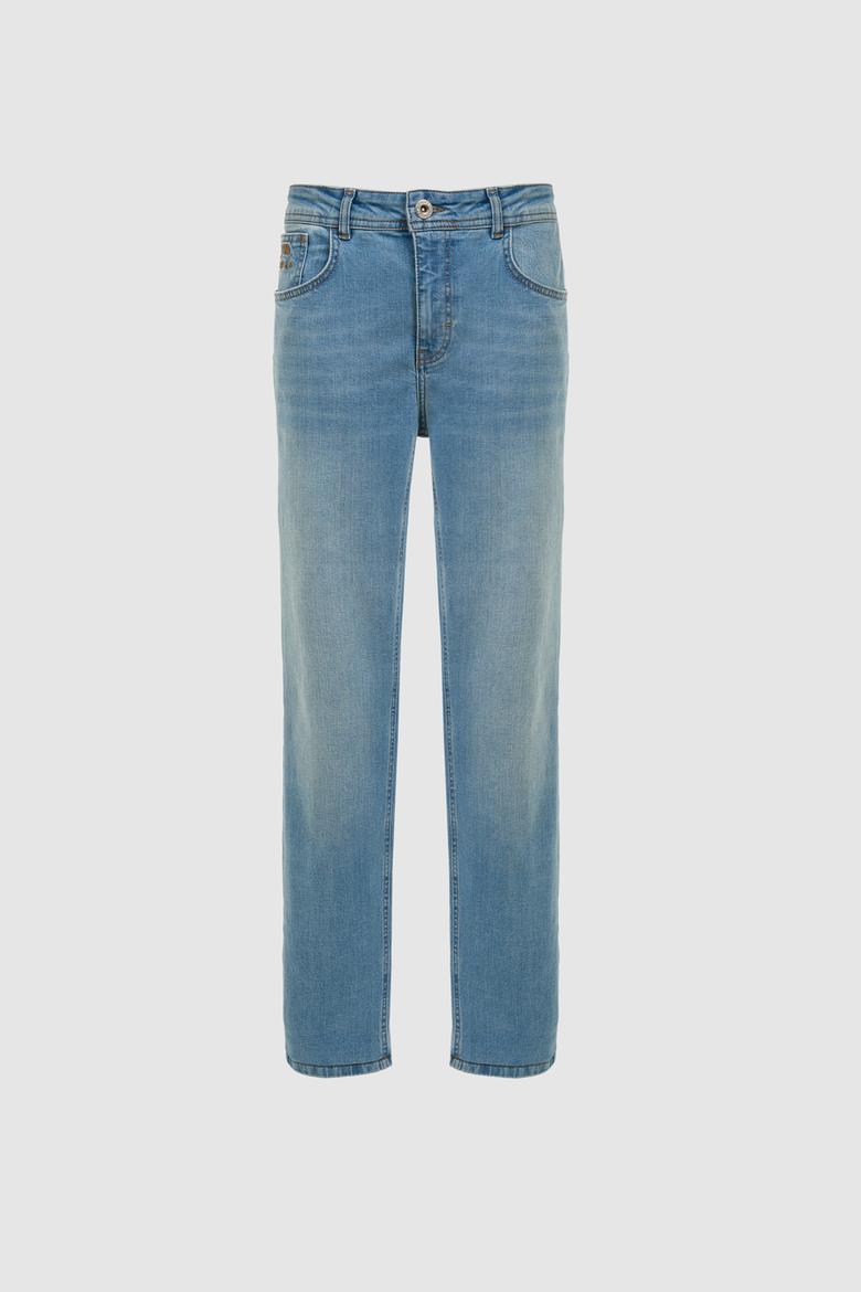 Erkek Açık Mavi Jean Pantolon - 50321486046