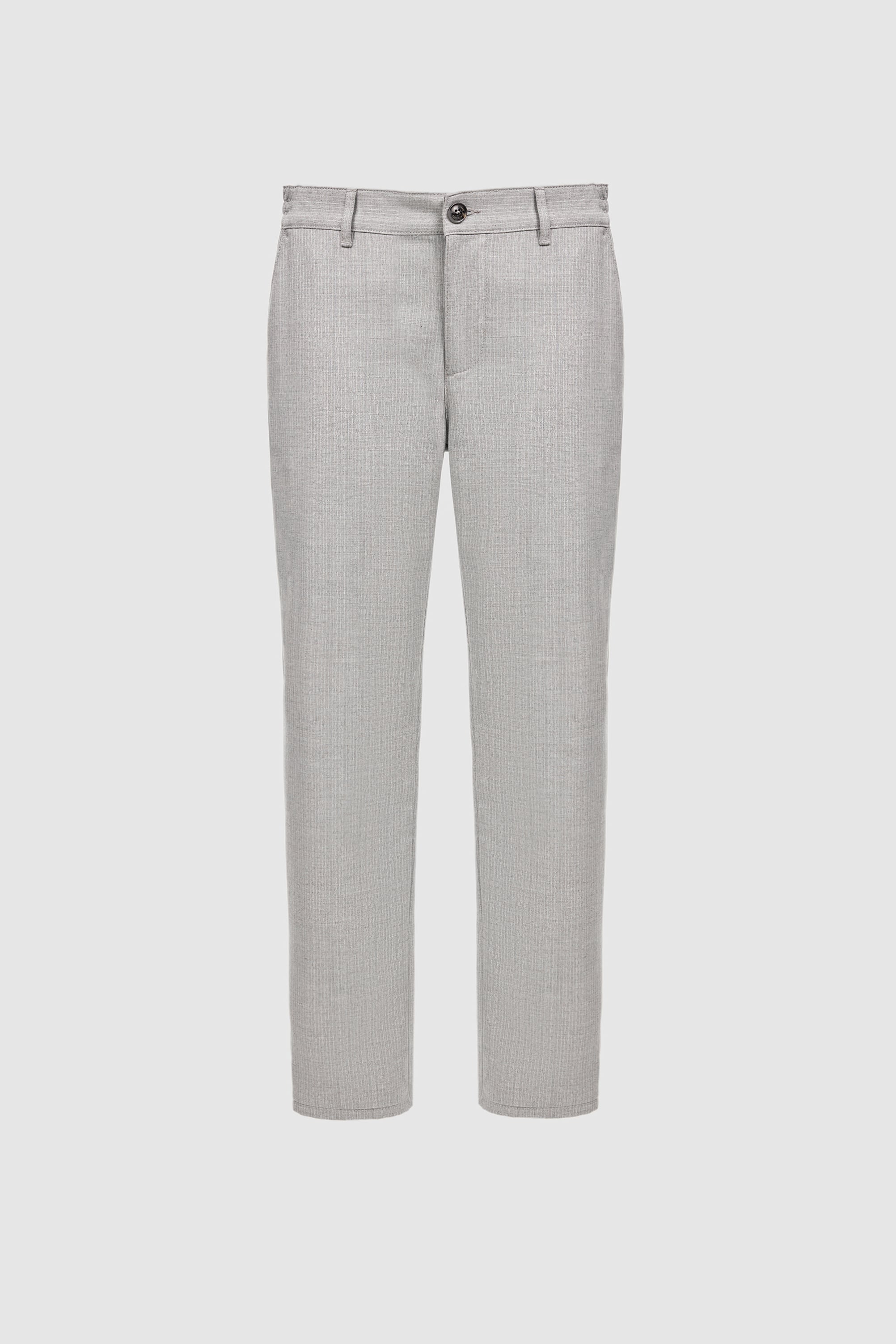 Erkek Gri Kanvas Pantolon - 50322342075