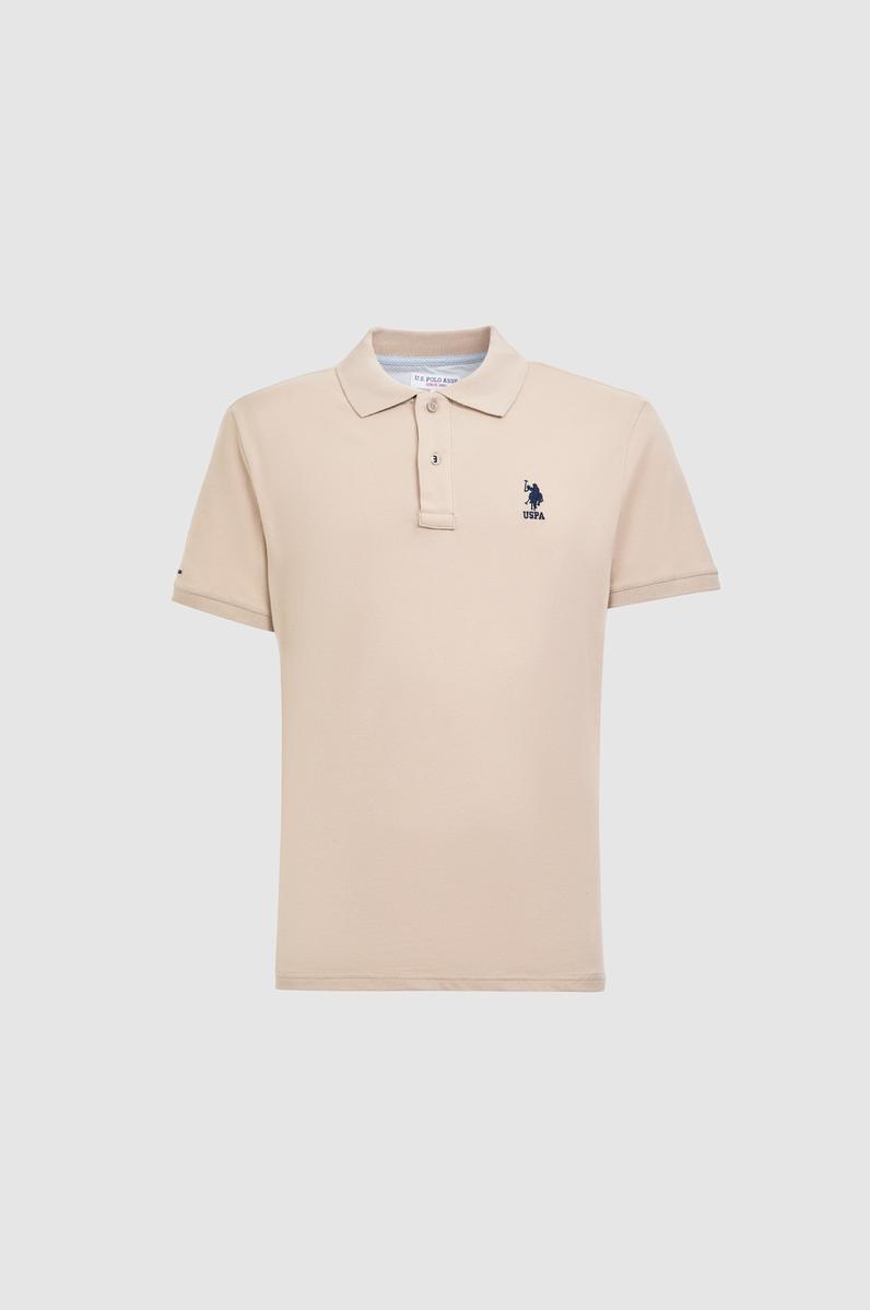 Erkek Taş Slim Fit Polo Yaka Basic Tişört