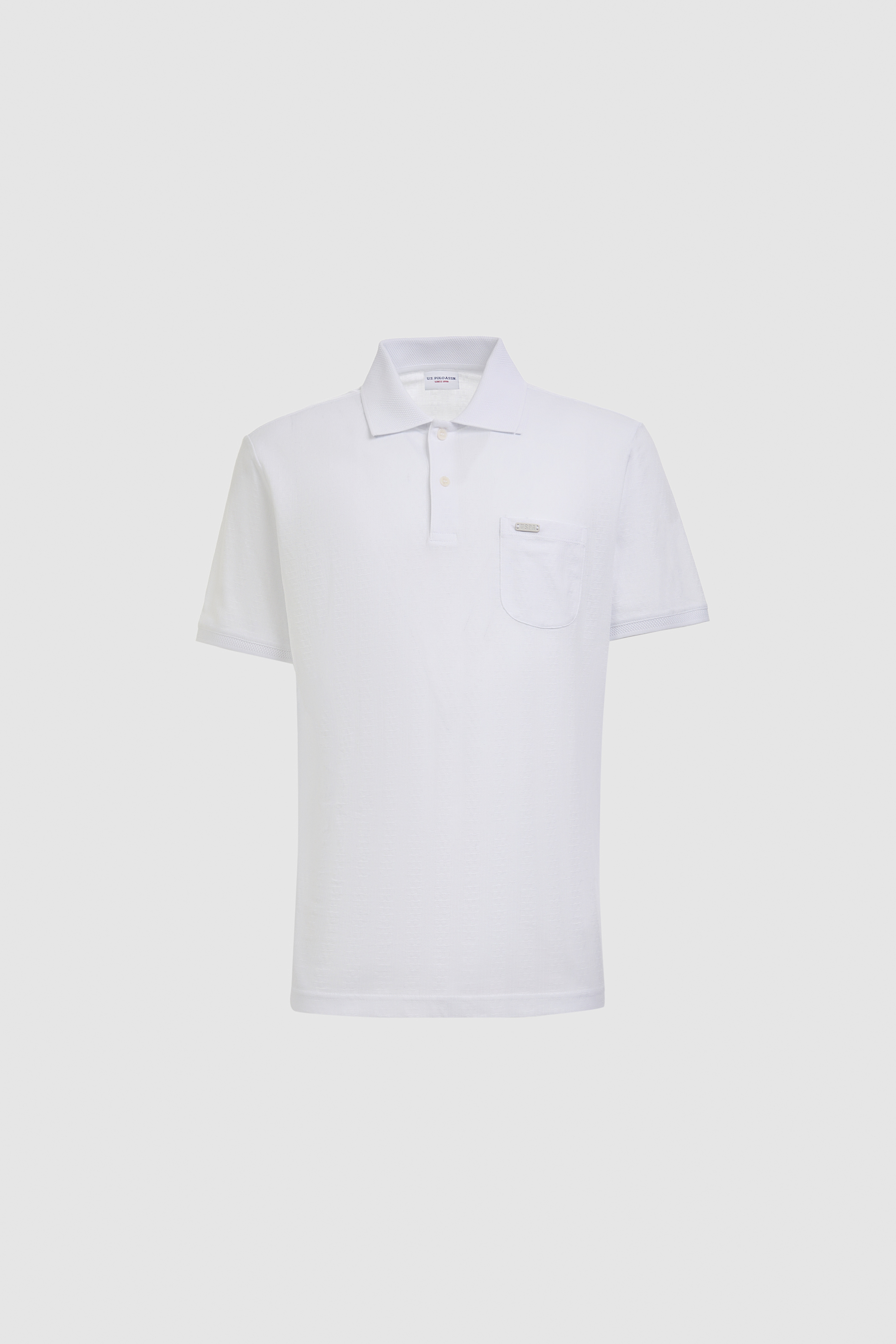 Erkek Beyaz Regular Fit Polo Yaka Tişört