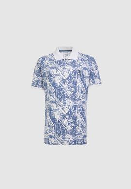 Erkek İndigo Regular Fit Polo Yaka Tişört - 50322477007
