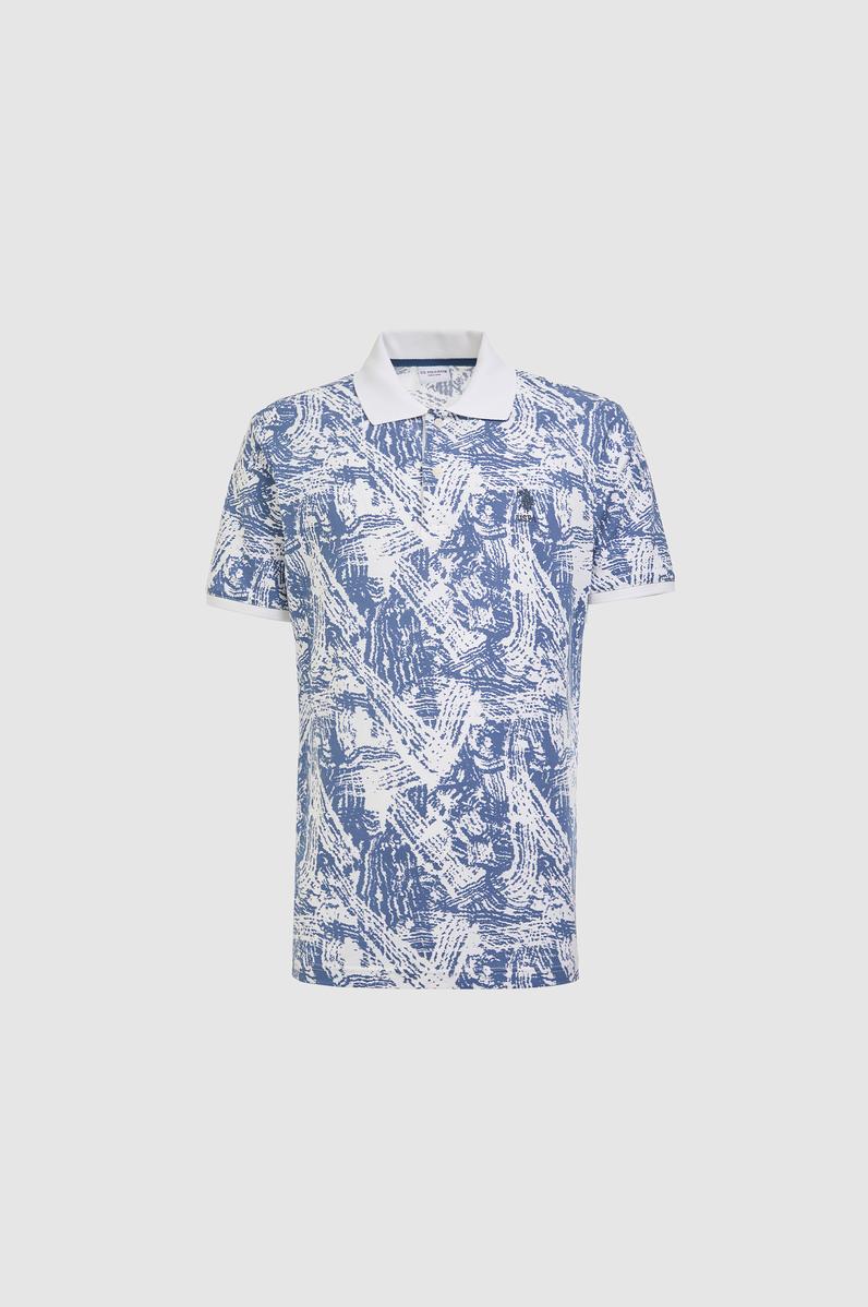 Erkek İndigo Regular Fit Polo Yaka Tişört