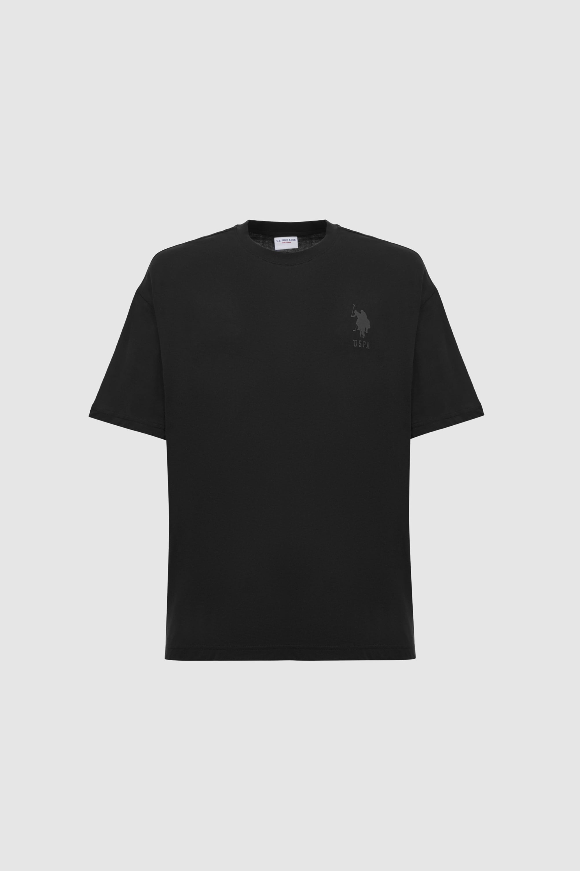 Erkek Siyah Comfort Fit Bisiklet Yaka Basic Tişört - Image 7