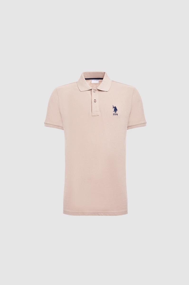 Erkek Taş Slim Fit Polo Yaka Basic Tişört