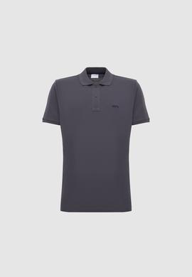Erkek Antrasit Regular Fit Polo Yaka Basic Tişört - 50326963011