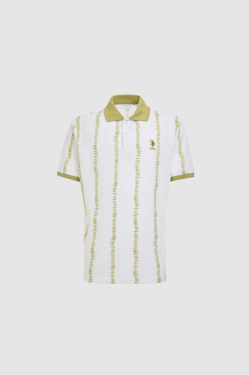 Erkek Yeşil Regular Fit Polo Yaka Tişört
