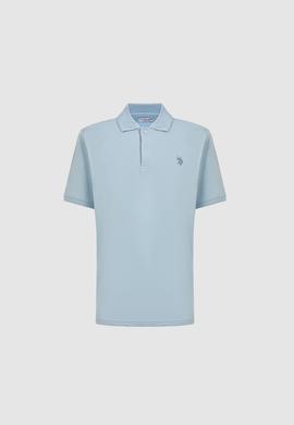 Erkek Açık Mavi Regular Fit Polo Yaka Basic Tişört - 50324938081