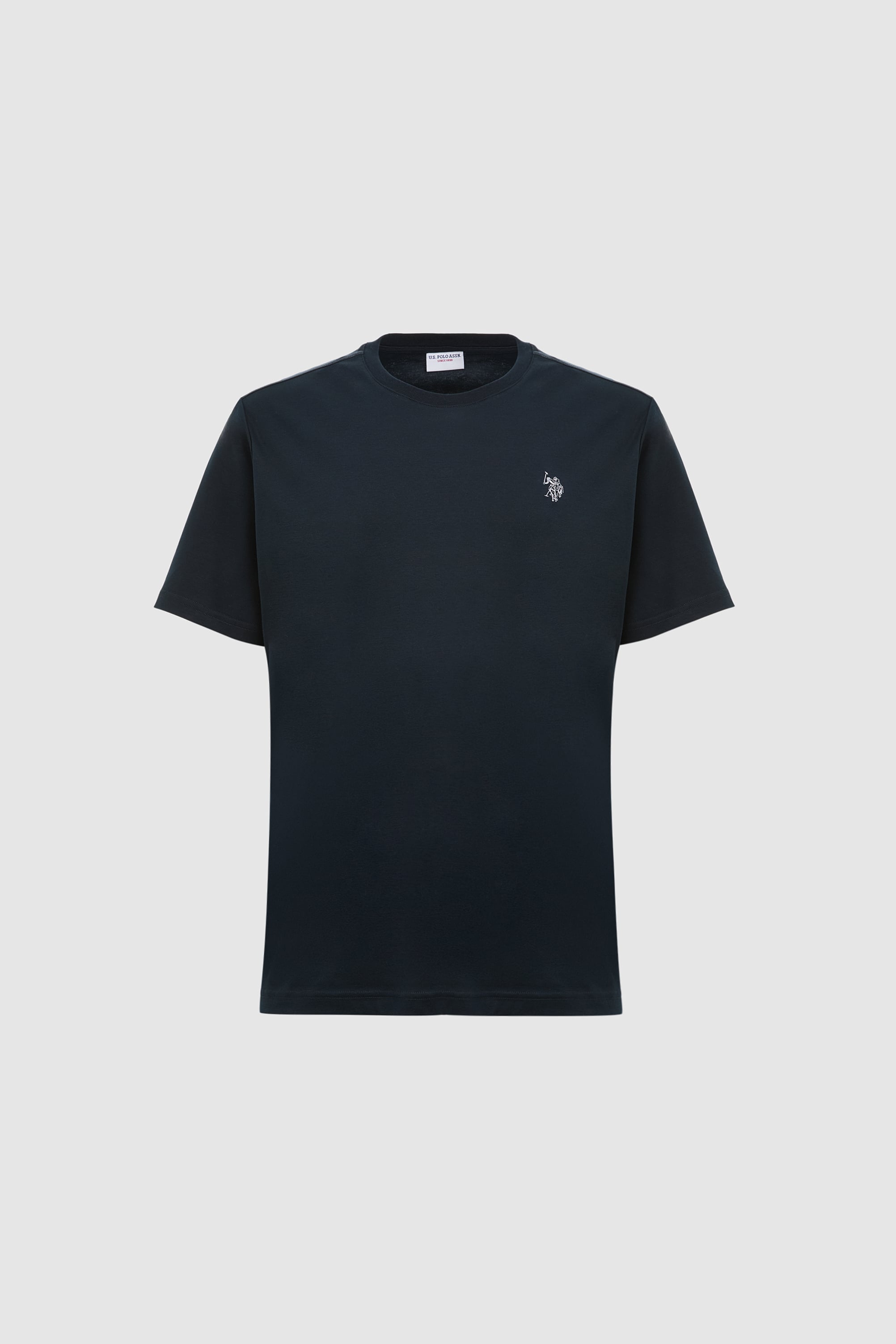 Erkek Koyu Lacivert Regular Fit Bisiklet Yaka Basic Tişört - 50324944021