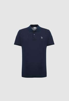 Erkek Lacivert Regular Fit Polo Yaka  Basic Tişört - 50322297012