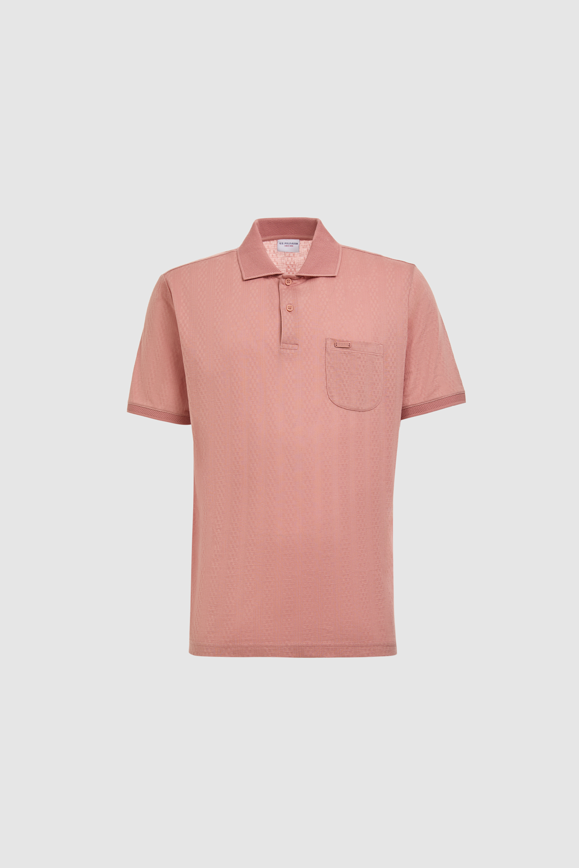 Erkek Pudra Regular Fit Polo Yaka Tişört - 50322431018