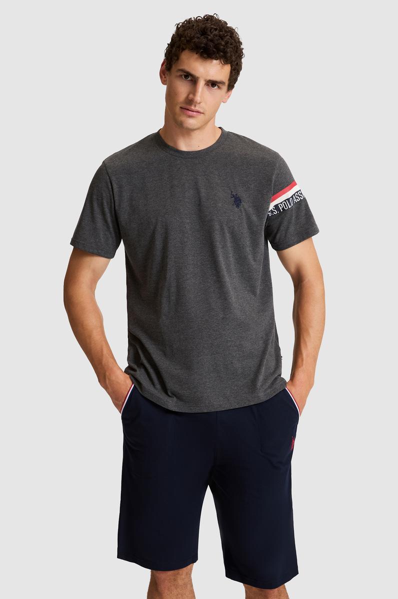 Erkek Antrasit Melanj Pijama Takımı