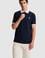 Erkek Lacivert Regular Fit Polo Yaka Basic Tişört