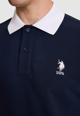 Erkek Lacivert Regular Fit Polo Yaka Basic Tişört - 50326978038
