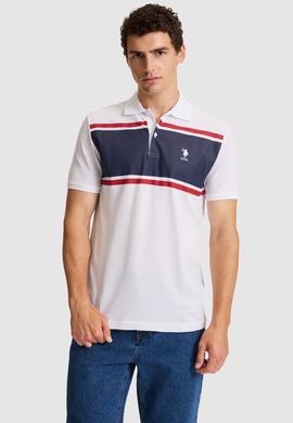 Erkek Beyaz Regular Fit Polo Yaka Tişört - 50326938001