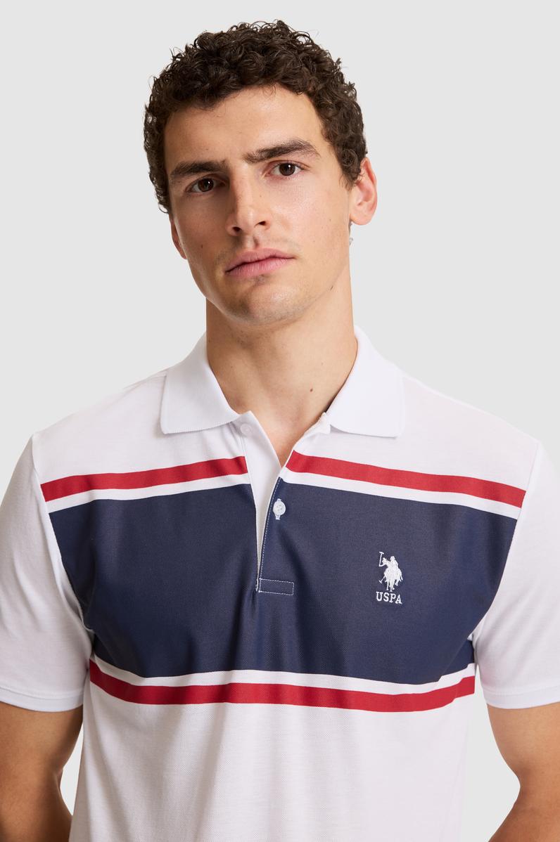 Erkek Beyaz Regular Fit Polo Yaka Tişört