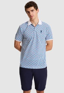 Erkek Beyaz Regular Fit Polo Yaka Tişört - 50326962003