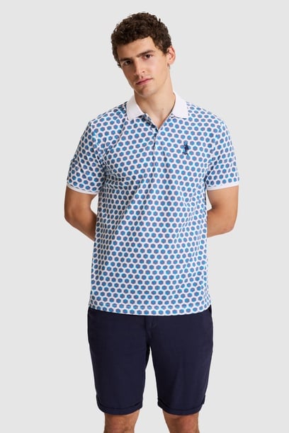 Erkek Beyaz Regular Fit Polo Yaka Tişört
