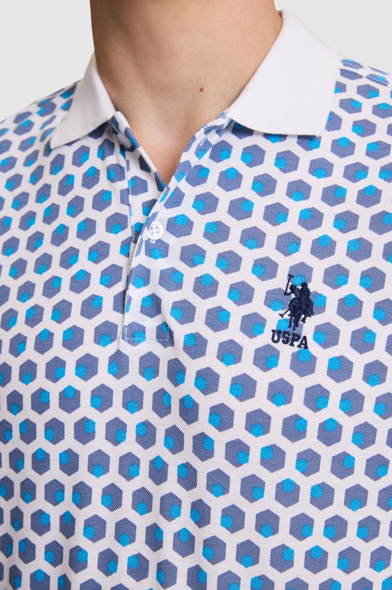 Erkek Beyaz Regular Fit Polo Yaka Tişört
