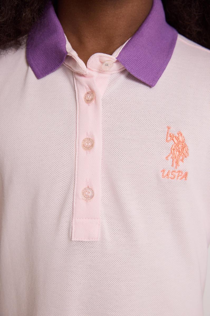 Kız Çocuk Pembe Örme Elbise