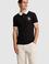 Erkek Siyah Slim Fit Polo Yaka Basic Tişört