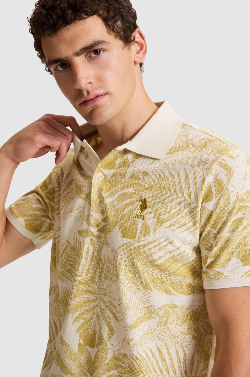 Erkek Yeşil Regular Fit Polo Yaka Tişört