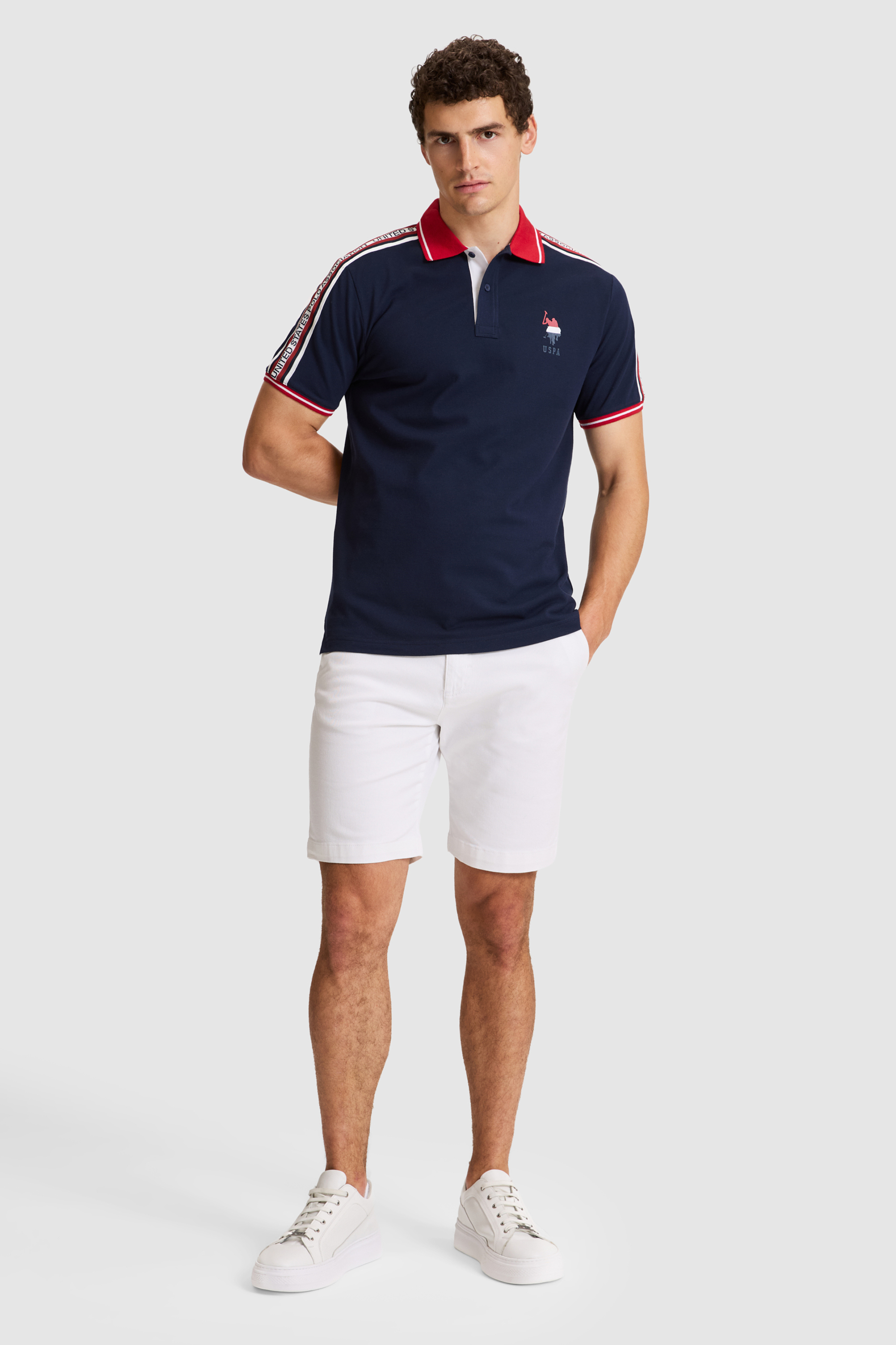 Erkek Lacivert Regular Fit Polo Yaka Tişört - 50322411019