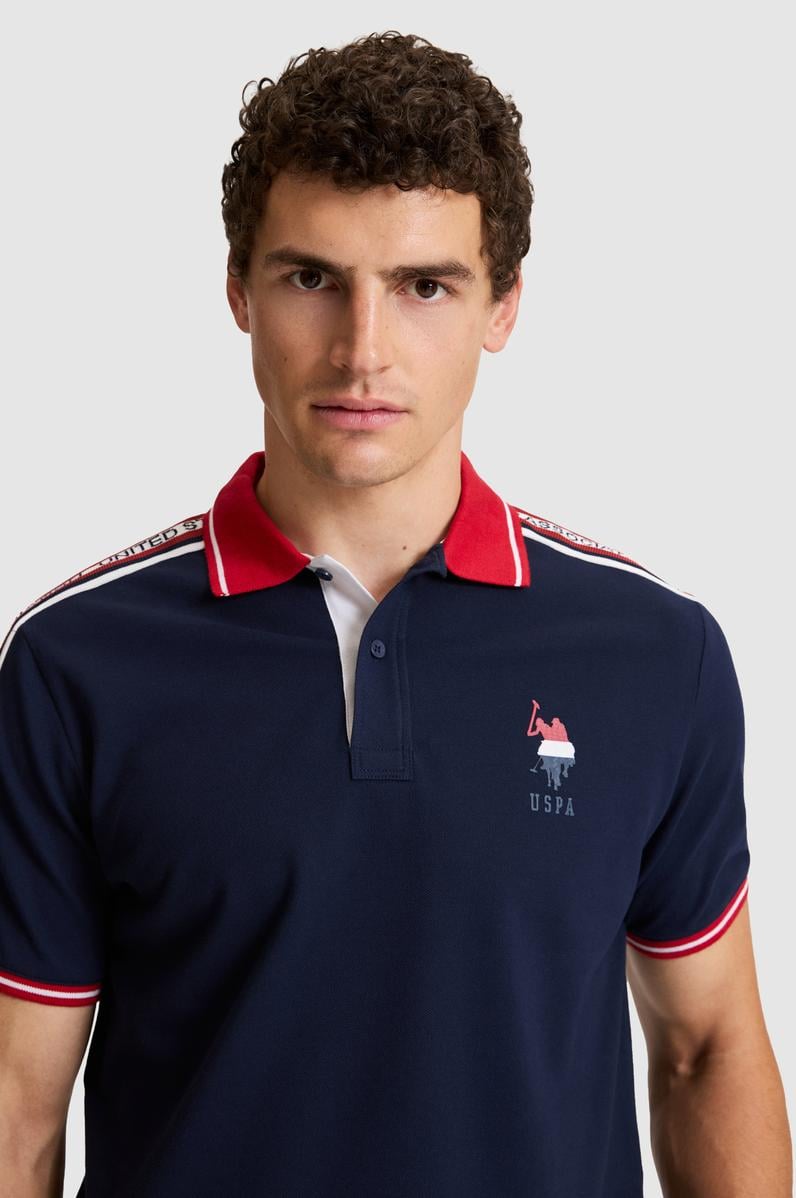 Erkek Lacivert Regular Fit Polo Yaka Tişört