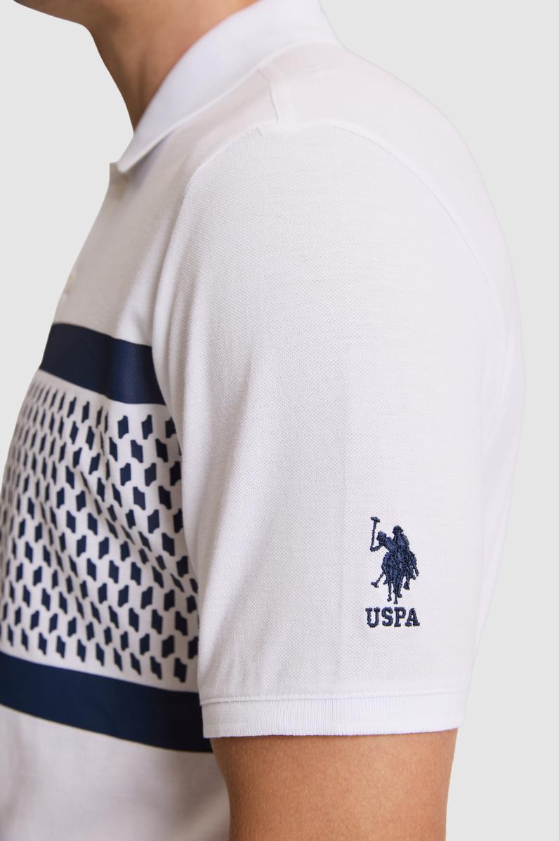 Erkek Beyaz Regular Fit Polo Yaka Tişört