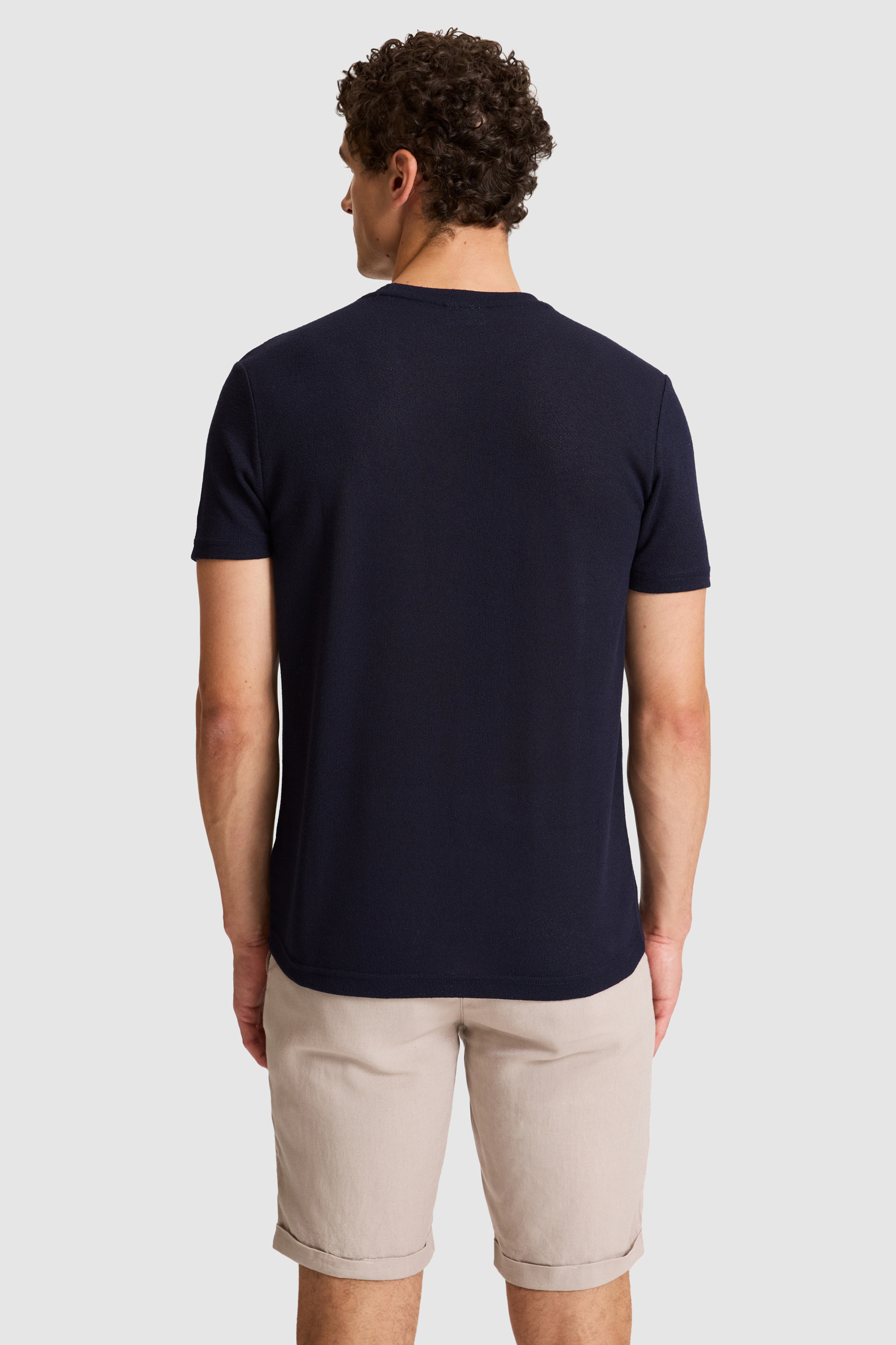 Erkek Siyah Regular Fit Bisiklet Yaka Tişört - Image 5