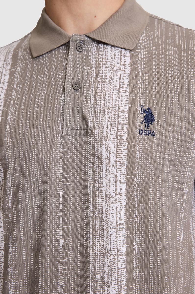 Erkek Gri Regular Fit Polo Yaka Tişört