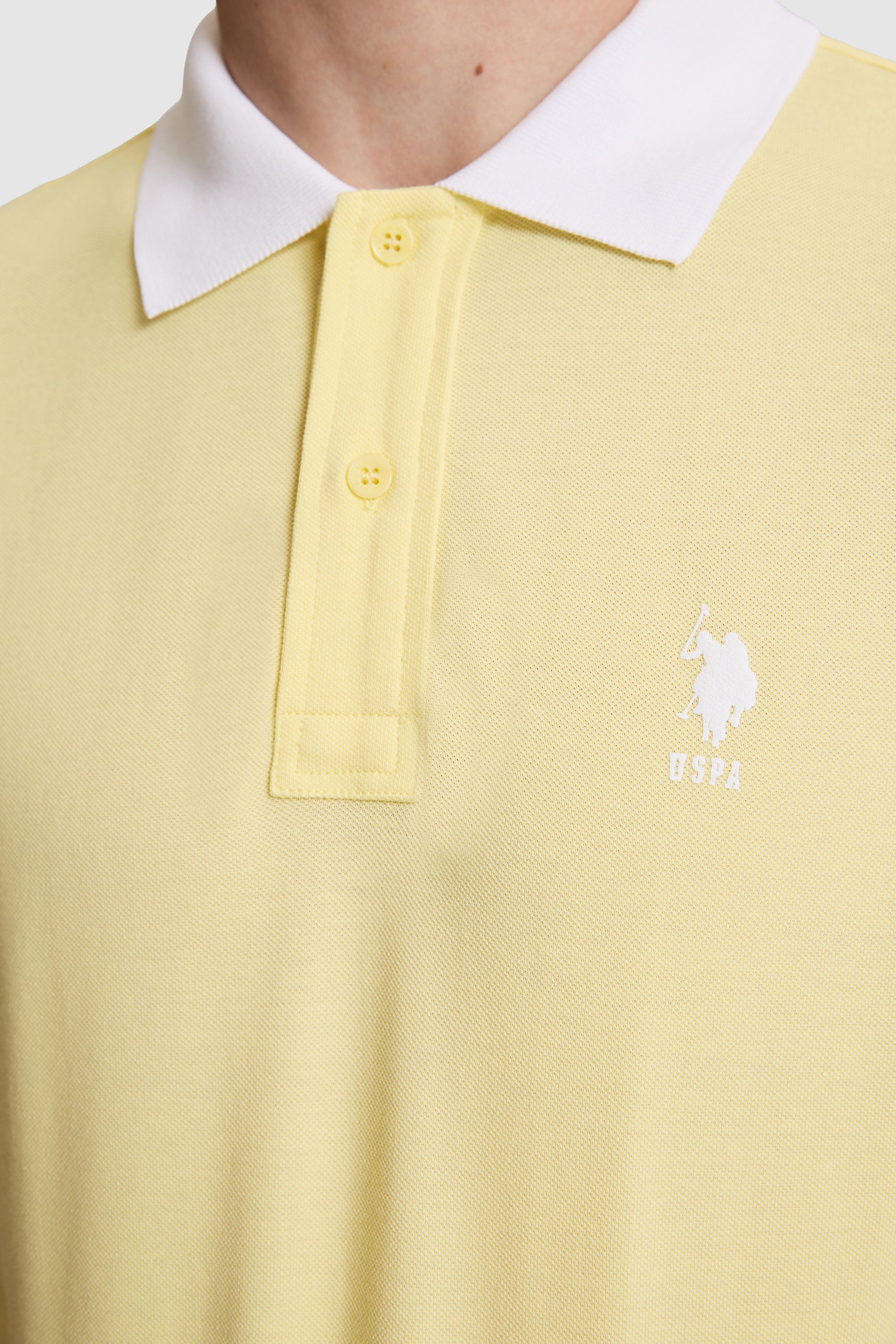 Erkek Açık Sarı Regular Fit Polo Yaka Tişört - 50322500009