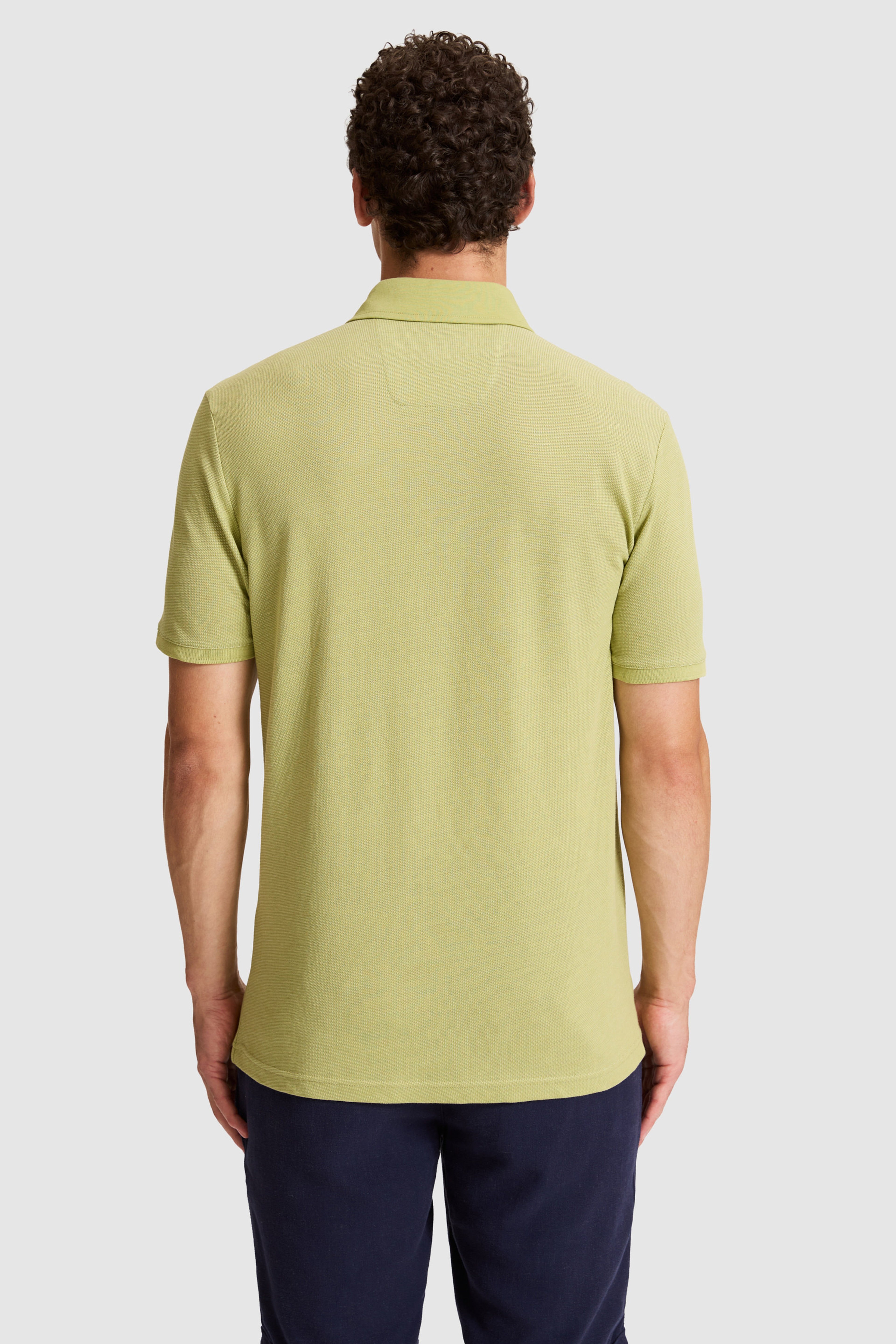 Erkek Yeşil Regular Fit Polo Yaka Tişört