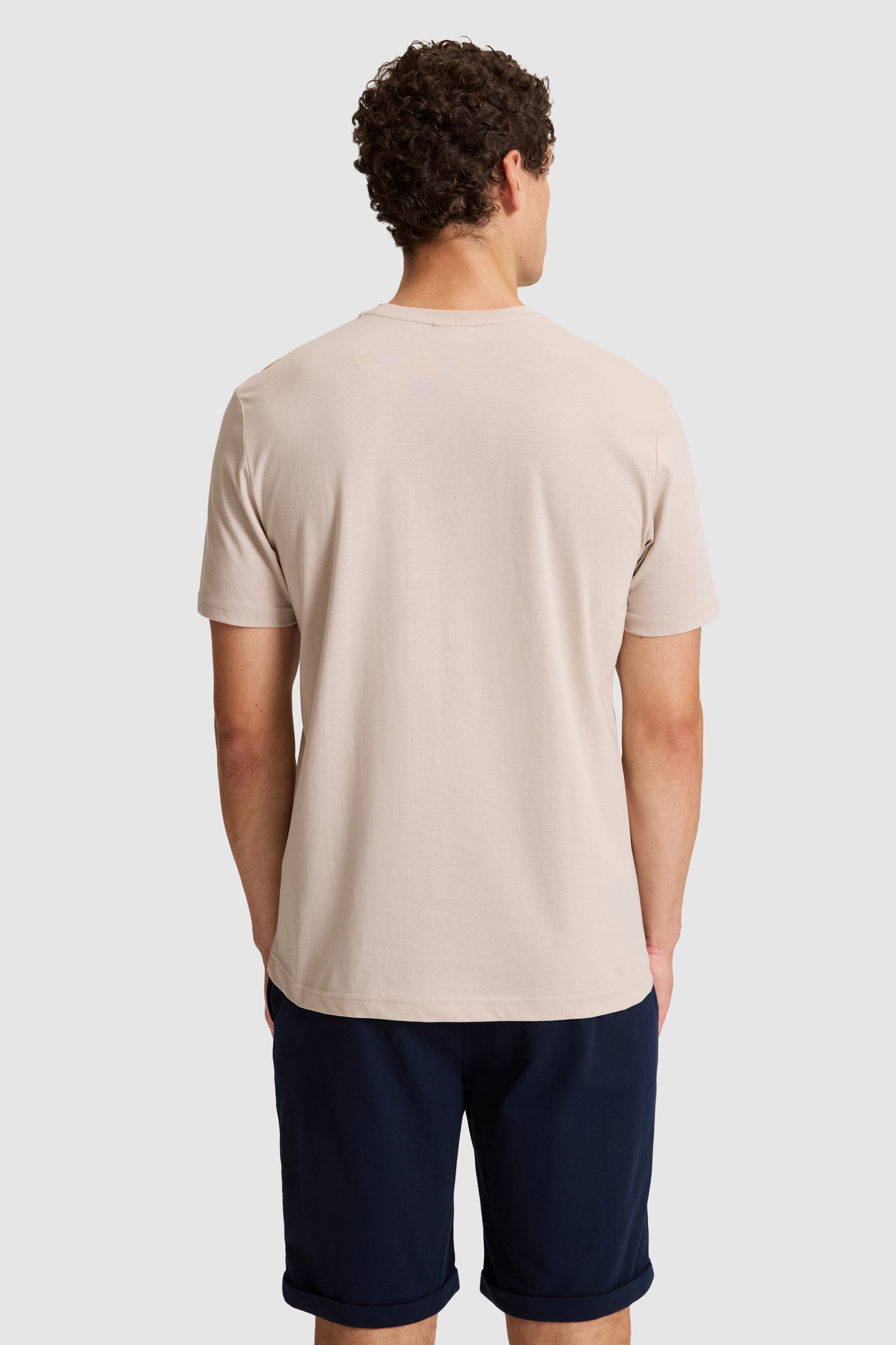 Erkek Taş Basic Tişört - Image 5