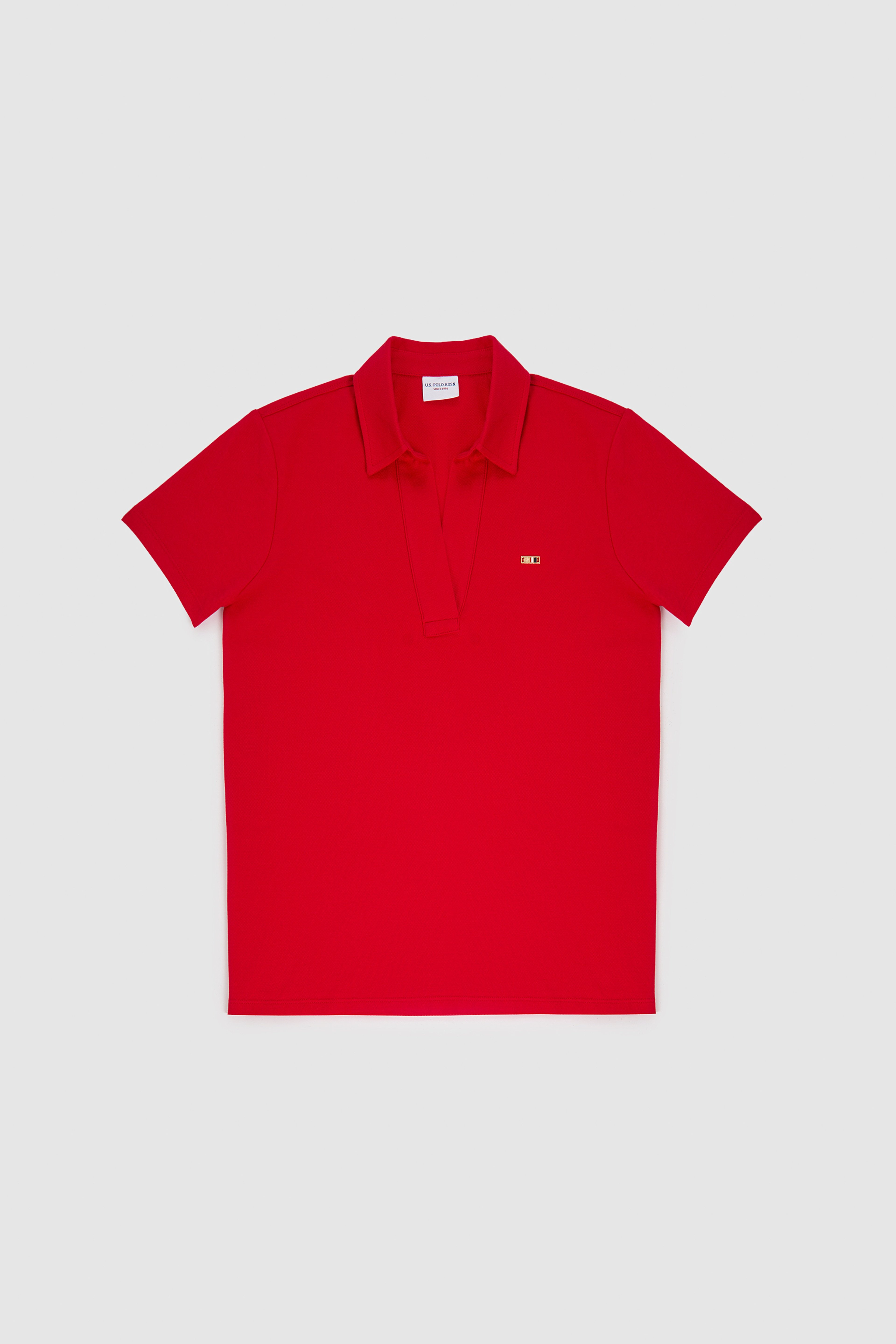 Kadın Kırmızı Basic Tişört - Image 7