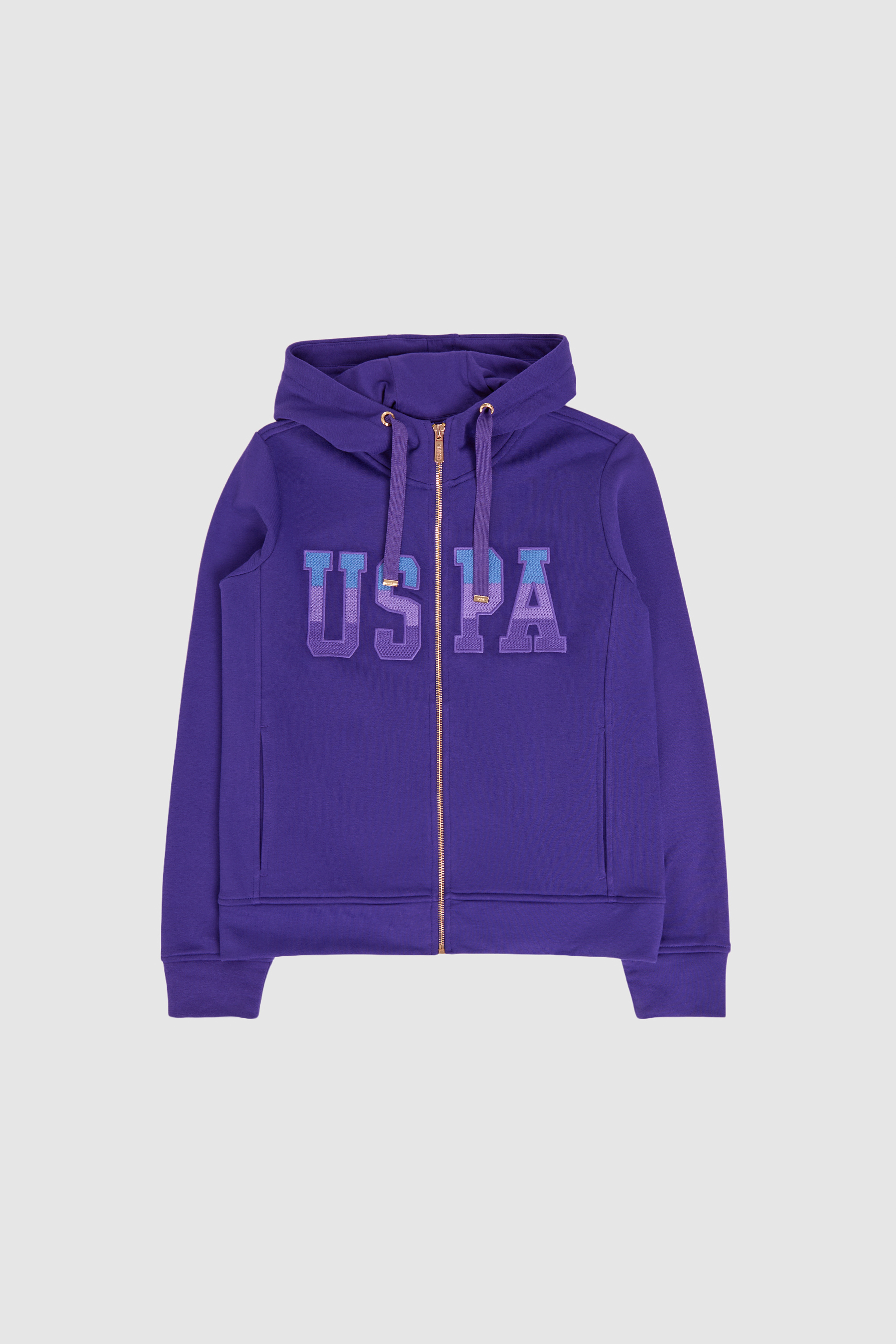 Kadın Mor Basic Sweatshirt - Image 7