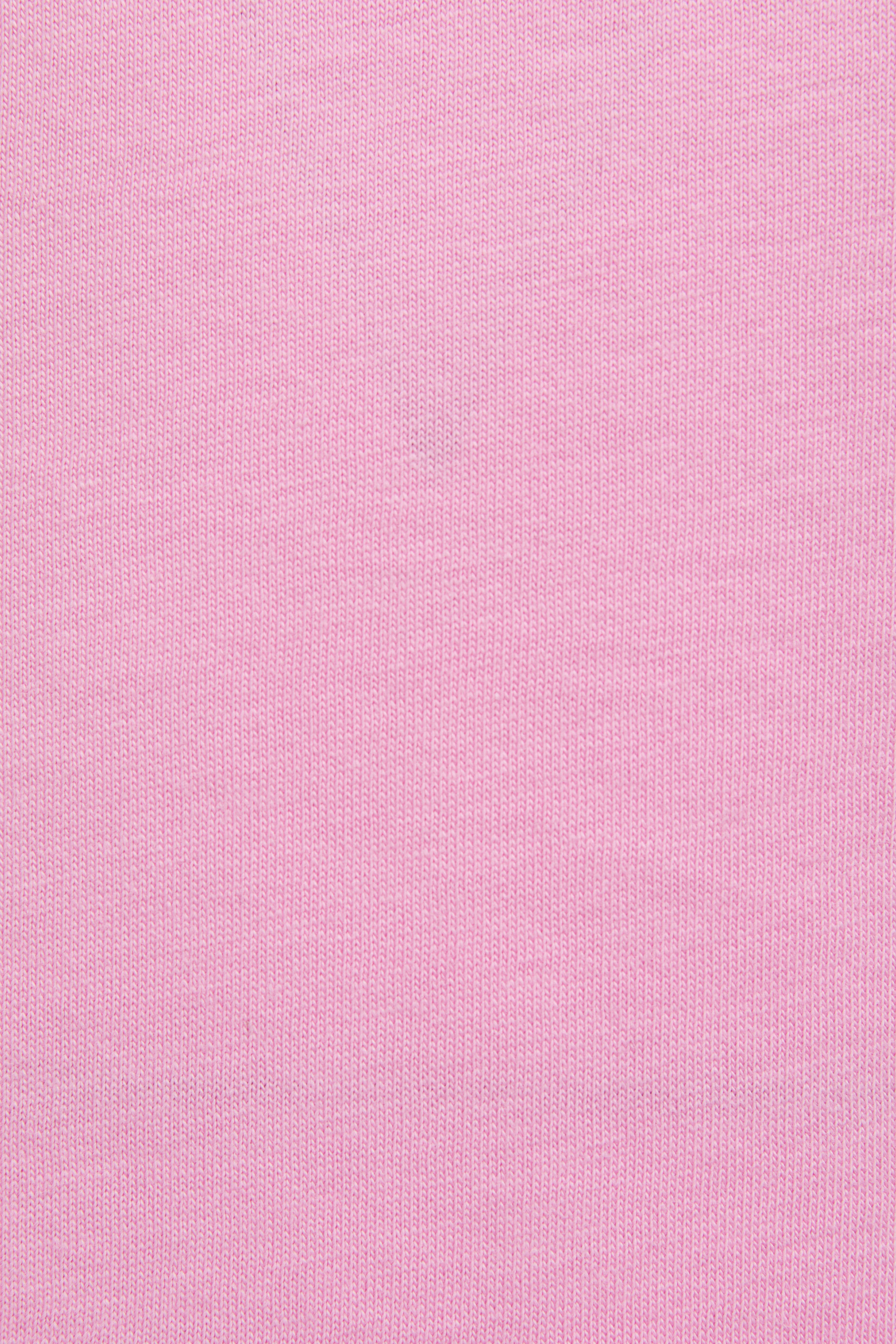 Kız Çocuk Bisiklet Yaka Pembe Basic Tişört